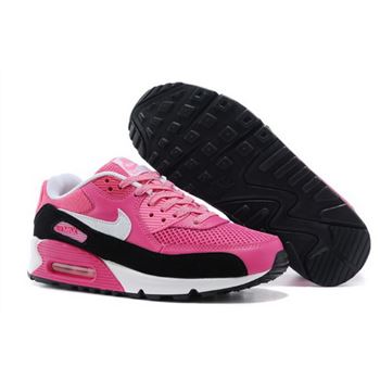 Nike Air Max 90 Womens Shoes Baby Pink Black White Hot Uk